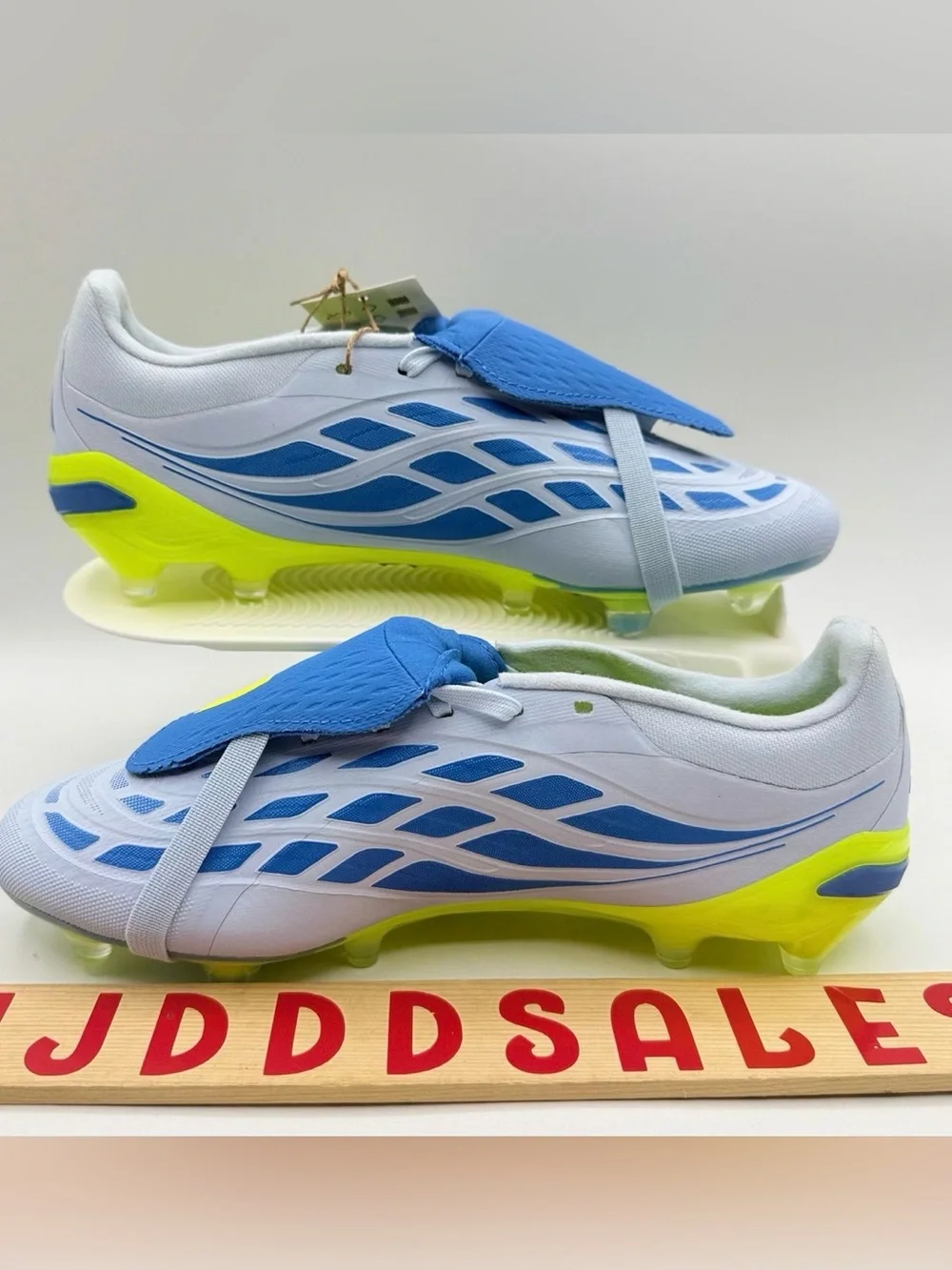 Adidas Predator Pro Fold Over Tongue AG Crystal Sky Blue Soccer JR7867 Men 8.5
